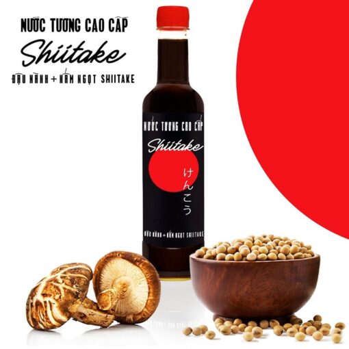 [Mua 3 Được 6] Mua 3 Chai Nước Tương Shiitake Tặng 3 Chai Nước Mắm Chay Shiitake Chai Nhựa Cao Cấp 525ml - Làng Chài Xưa - Hình ảnh 4