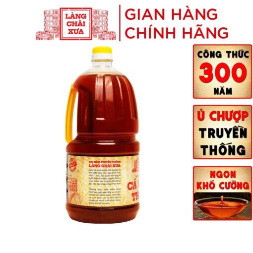 Nước chấm cá cơm than 2L - Làng Chài Xưa - Hình ảnh 2