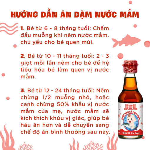 [Lốc 4 chai] Nước mắm cá cơm than an toàn cho bé ăn dặm 60ml/chai - Hình ảnh 7