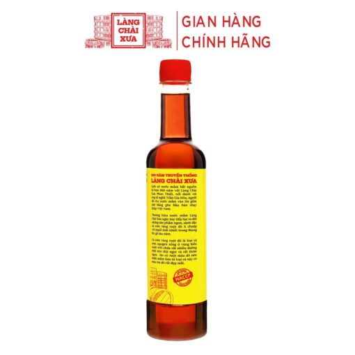 Nước Mắm Nhỉ Cá Cơm Vàng Ruột Đỏ 525ml - Hình ảnh 2